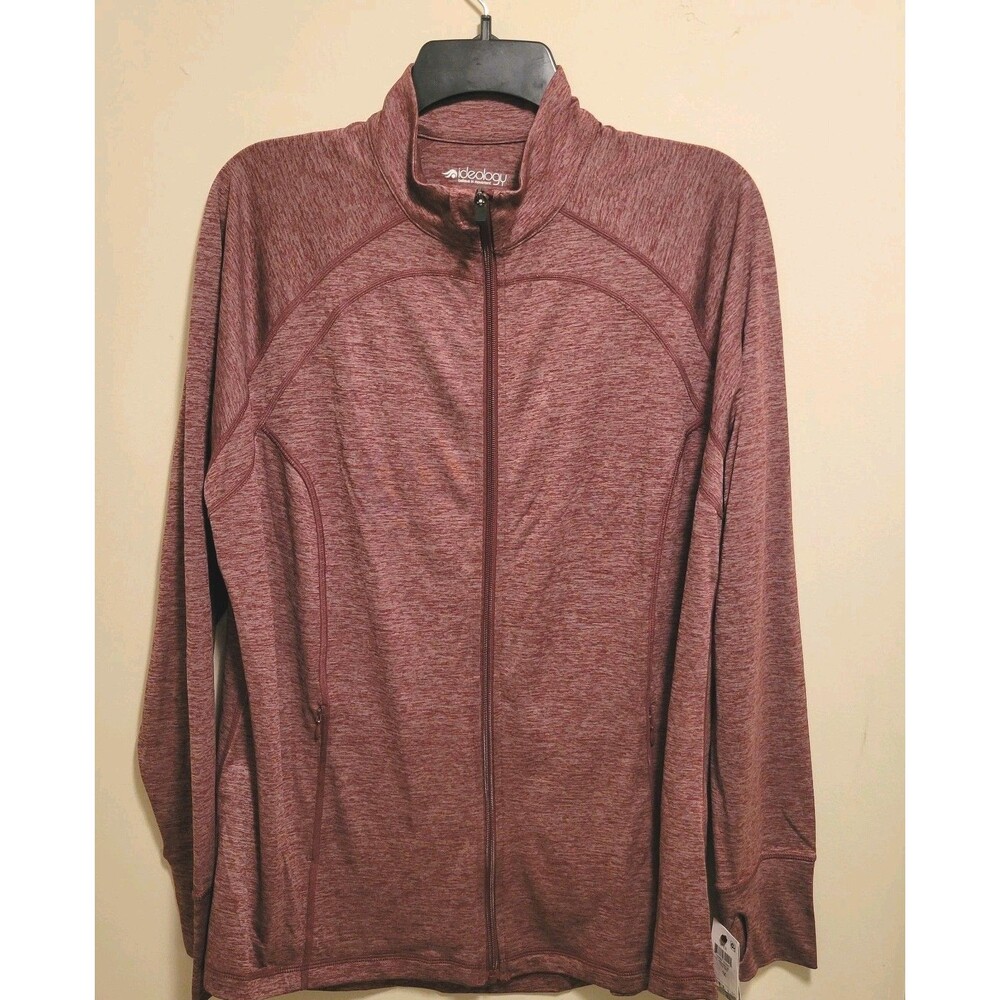 NWT Ideology Women’s Plus Size 1X Zipper Long sleeve Lightweight Shirt Jacket